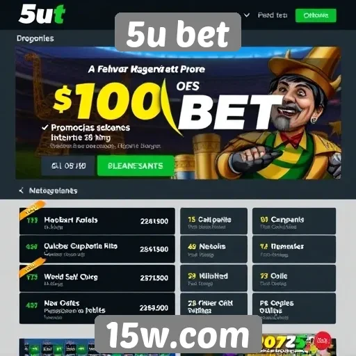 Promoções e bônus atraentes no 5u bet